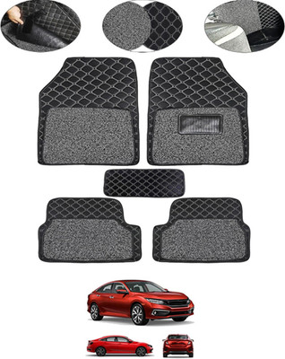 MSNP Leatherite 7D Mat For  Honda Civic(Black)
