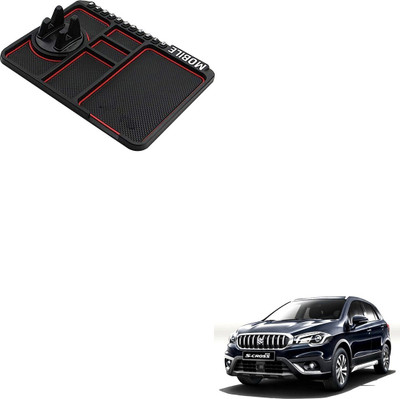 SEMAPHORE PVC, Silicone Standard Mat For  Maruti S-Cross(Black, Red)
