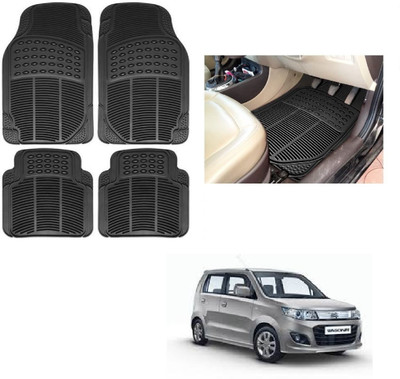ROSHNEER ENTERPRISES Rubber Standard Mat For  Maruti WagonR(Black)