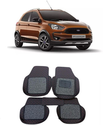 ARNEJA Leatherite 7D Mat For  Ford Freestyle(Red, Black)