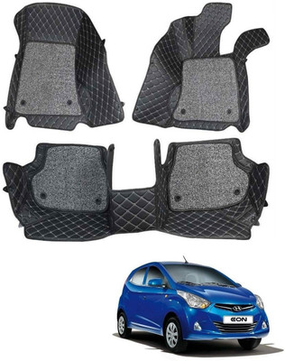 ARNEJA Leatherite 7D Mat For  Hyundai Eon(Black)