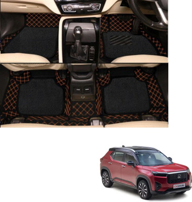 Autoclow Leatherite 7D Mat For  Honda Elevate(Black, Brown)