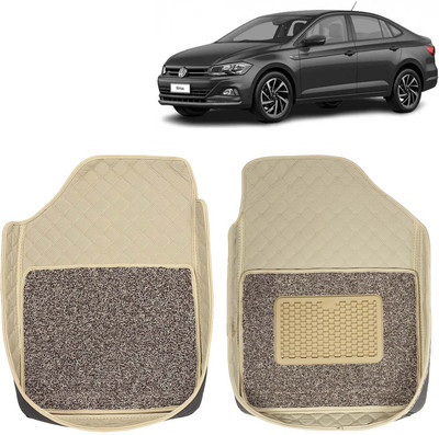Kingsway Leatherite 7D Mat For  Volkswagen Virtus(Beige)