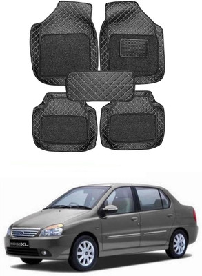 arneja trading company Leatherite 7D Mat For  Tata Indigo XL(Silver, Black)