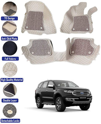 MATIES Leatherite 7D Mat For  Ford Endeavour(Beige)