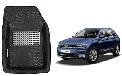 SLSHILPA Plastic Tray Mat For  Volkswagen Tiguan(Black)