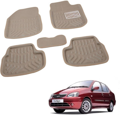 ROSHNEER ENTERPRISES PVC 3D Mat For  Tata Indigo(Beige)