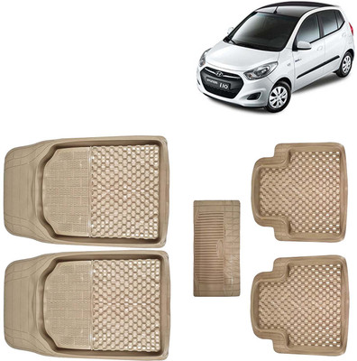 Kingsway PVC Tray Mat For  Hyundai i10(Beige)