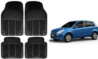 SLSHILPA Rubber Standard Mat For  Ford Figo(Black)
