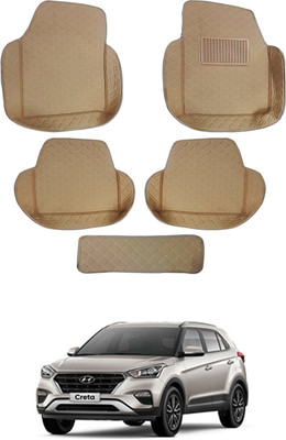 AYW Leatherite 7D Mat For  Hyundai Creta(Beige)