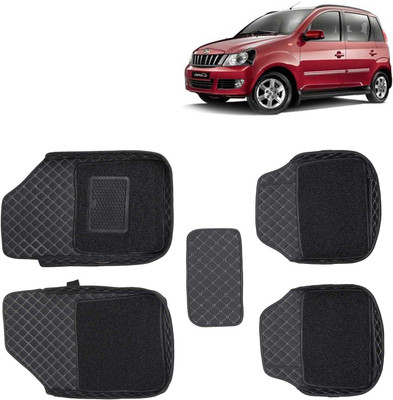 Kingsway Leatherite 7D Mat For  Mahindra Quanto(Black)