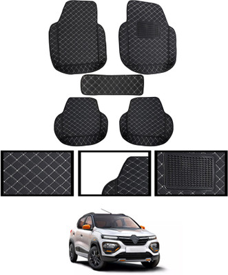 monolive Leatherite Tray Mat For  Renault Universal For Car(Black)