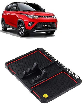 GS Grow n Shine Rubber Standard Mat For  Mahindra KUV 100(Black)