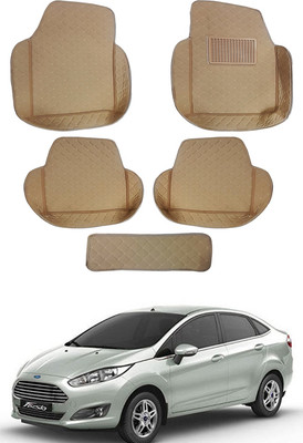 AYW Leatherite 7D Mat For  Skoda Fabia(Beige)
