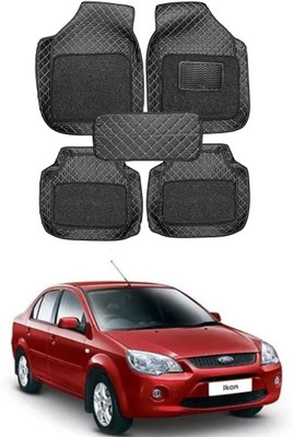 arneja trading company Leatherite 7D Mat For  Ford Ikon(Silver, Black)