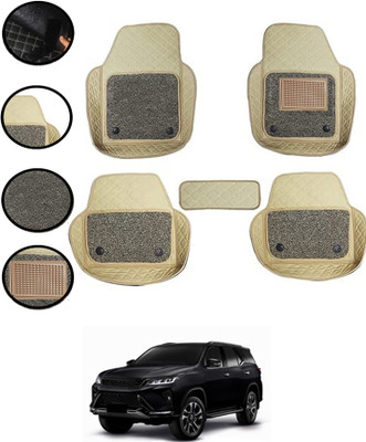 AYW Leatherite 7D Mat For  Toyota Universal For Car(Beige)