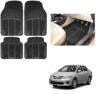 ROSHNEER ENTERPRISES Rubber Standard Mat For  Toyota Corolla(Black)