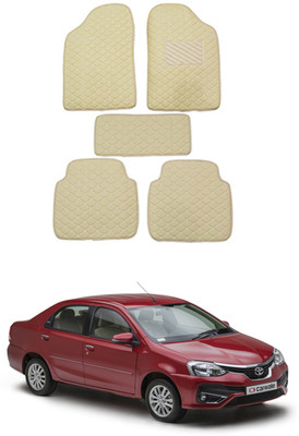 MATIES Leatherite Standard Mat For  Etios(Beige)