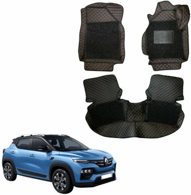 STYLE CHOICE Leatherite 7D Mat For  Renault Kiger(Red)