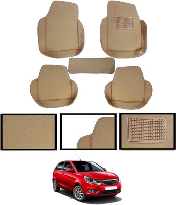 MATIES Leatherite 7D Mat For  Tata Bolt(Beige)