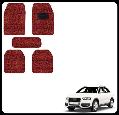 SEMAPHORE PVC, Rubber Standard Mat For  Audi Q3(Red, Black)