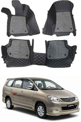 STYLE CHOICE Leatherite 7D Mat For  Toyota Innova(Black)