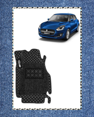 KUNTAIL A Leather 7D Mat For  Maruti Suzuki Swift(Black)