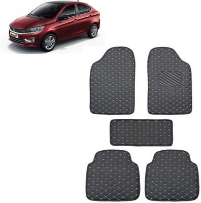 INSURE AUTOMOTIVE Leatherite 5D Mat For  Tata Tigor, Universal For Car(Black)