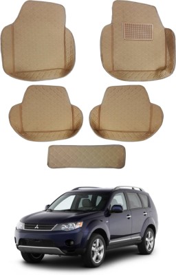 MATIES Leatherite 7D Mat For  Mitsubishi Outlander(Beige)