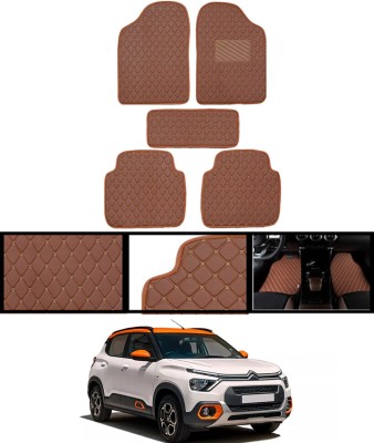 ABJD Leatherite Standard Mat For  Citroen C3(Orange)