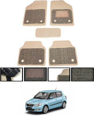 MSNP Leatherite 7D Mat For  Skoda Fabia(Beige)
