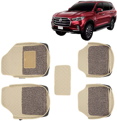 Kingsway Leatherite 7D Mat For  MG Hector(Beige)