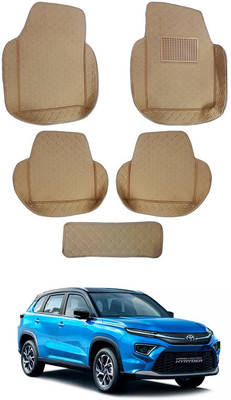 RKPSP Leatherite 7D Mat For  Toyota Universal For Car(Beige)