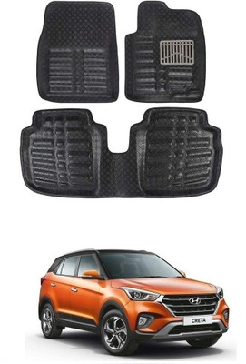 ARNEJA Polyutherine 3D Mat For  Hyundai Creta(Black)