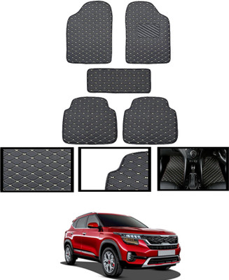 CCMM Leatherite Standard Mat For  Kia Sonet(Black)