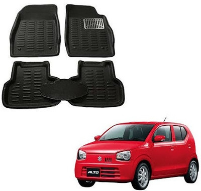 SLSHILPA Plastic 3D Mat For  Maruti Suzuki Alto 800(Black)