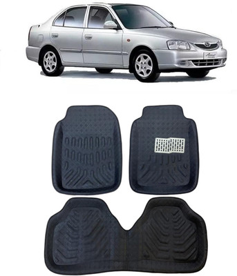 arneja trading company Polyutherine 3D Mat For  Hyundai Accent(Black)