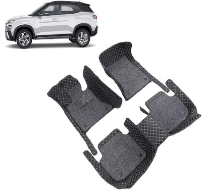 Auto Hub Leatherite 7D Mat For  Hyundai Creta(Black)