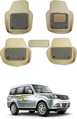 AYW Leatherite 7D Mat For  Tata Sumo Grande(Beige)