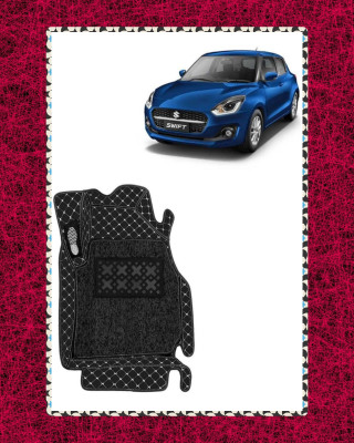 KUNTAIL C Leather 7D Mat For  Maruti Suzuki Swift(Black)