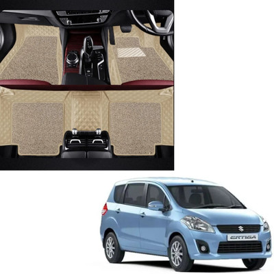 Autoclow Leatherite 7D Mat For  Maruti Suzuki Ertiga(Beige)