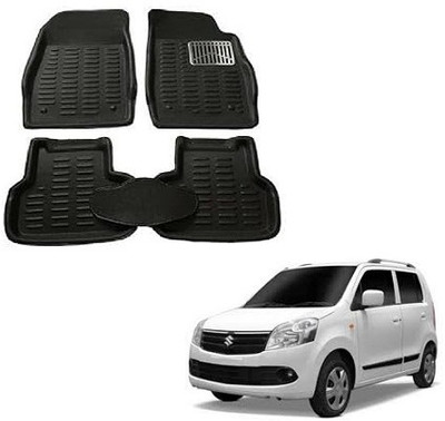 SLSHILPA Plastic 3D Mat For  Maruti Suzuki WagonR(Black)