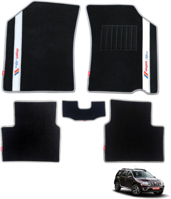 elegant Polypropylene Standard Mat For  Renault Duster(Black, Silver)