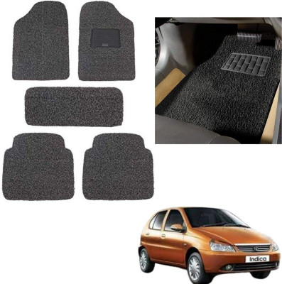 autokaar PVC, Rubber Standard Mat For  Tata Indica(Grey)