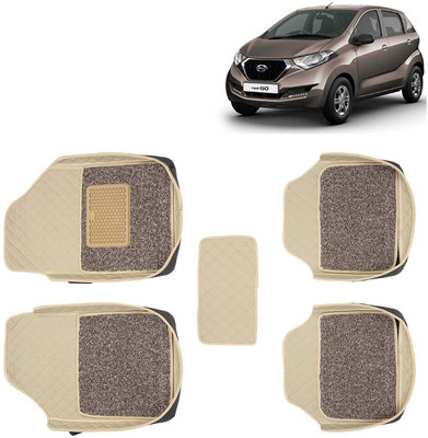 Kingsway Leatherite 7D Mat For  Datsun Redi GO(Beige)