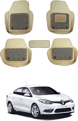 AYW Leatherite 7D Mat For  Renault Fluence(Beige)