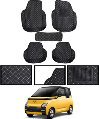 MATIES Leatherite 7D Mat For  MG Comet EV(Black)