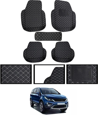 ABJD Leatherite 7D Mat For  Tata Hexa(Black)