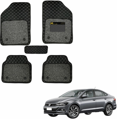 Mecarnic Leatherite 7D Mat For  Volkswagen Virtus(Black)