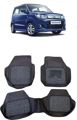 Arnejas Leatherite 7D Mat For  Maruti Suzuki WagonR Stingray(Red, Black)